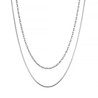 Double Chain Long Necklace｜ダブルチェーンロングネックレス