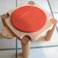 かめはめスツール（赤）