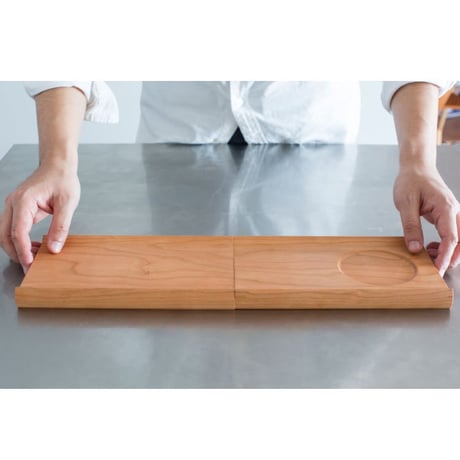 【数量限定】木目がつながる！カフェトレ― senro（S）２枚セット