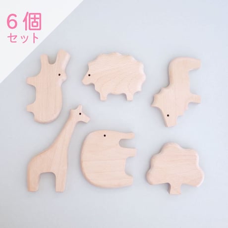 &Learn／どうぶつシリーズ（６個セット）