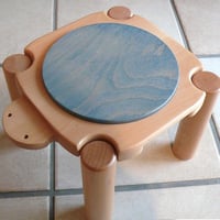 かめはめスツール（青）