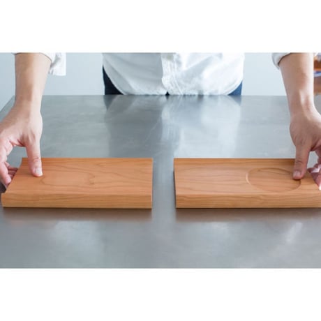 【数量限定】木目がつながる！カフェトレ― senro（S）２枚セット