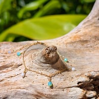 ファイアポリッシュビーズブレスレット｜Fire Polished Beads Bracelet