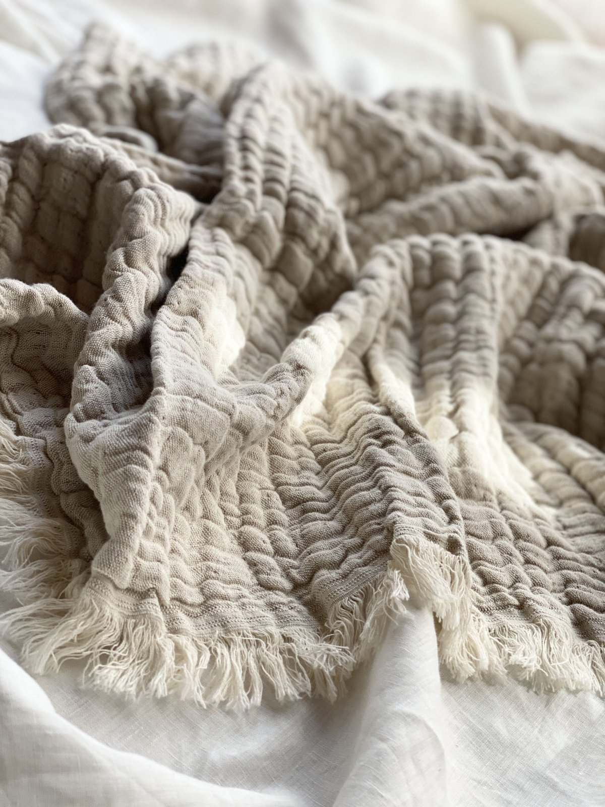 美品✨garbo&friends Mellow Blanket 110×110 garbo&friends】 メロウブランケット Mellow Blanket Small