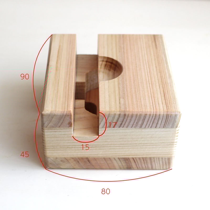 スマートフォンスタンド ナチュラル | 株式会社 上畑木工
