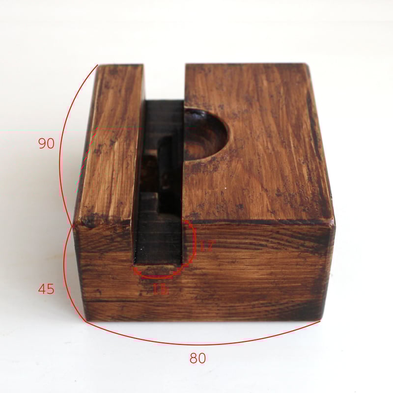 スマートフォンスタンド ブラウン | 株式会社 上畑木工