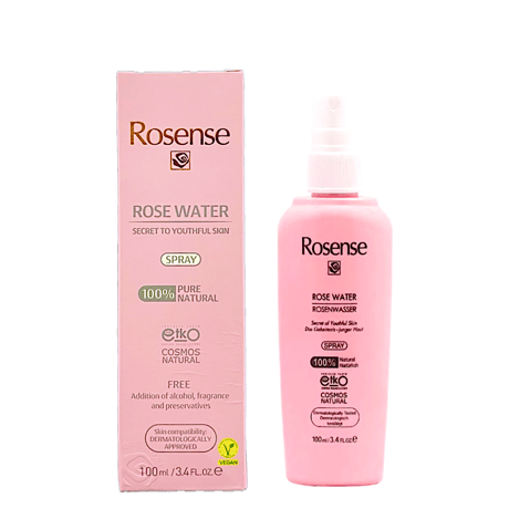 100％天然成分！【ローズウォーター（ダマスクローズ）】100ml スプレータイプ