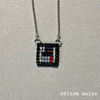 [S20] ペンダント シカク クロ6
