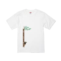 【Stores限定】ちっちゃいおっさんの愛犬八木Tシャツ：そばにいるよ