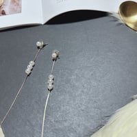 パールの2wayロングピアス
