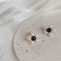 ぷっくりパールのピアス＊S925