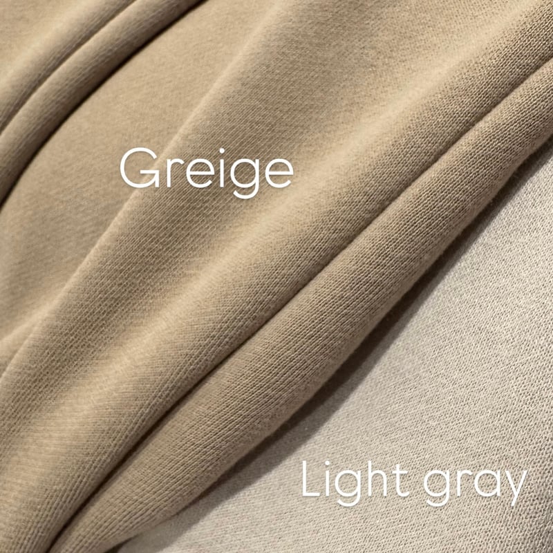 オーガニックコットン オーバーサイズドスウェットシャツ フリース