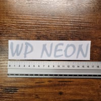 文字だけ残るステッカー