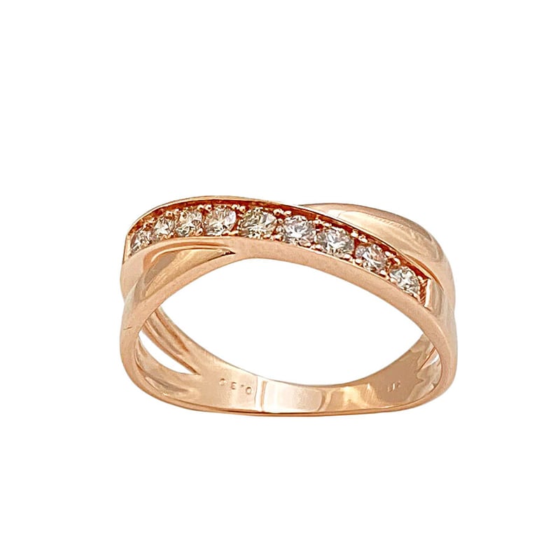 ダイヤモンド　ピンクゴールド　PG 0.3ct 指輪　リング　k18 K18 PG ピンクゴールド ダイヤモンド リング 0.3ct 指輪 | Jewel HOTTA