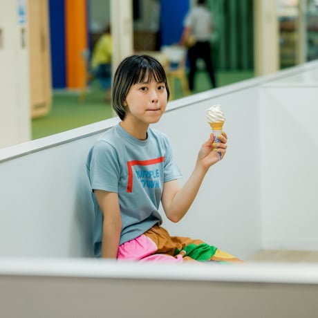 パータン公認非公式Tシャツ ロゴ/キッズ ライトブルー