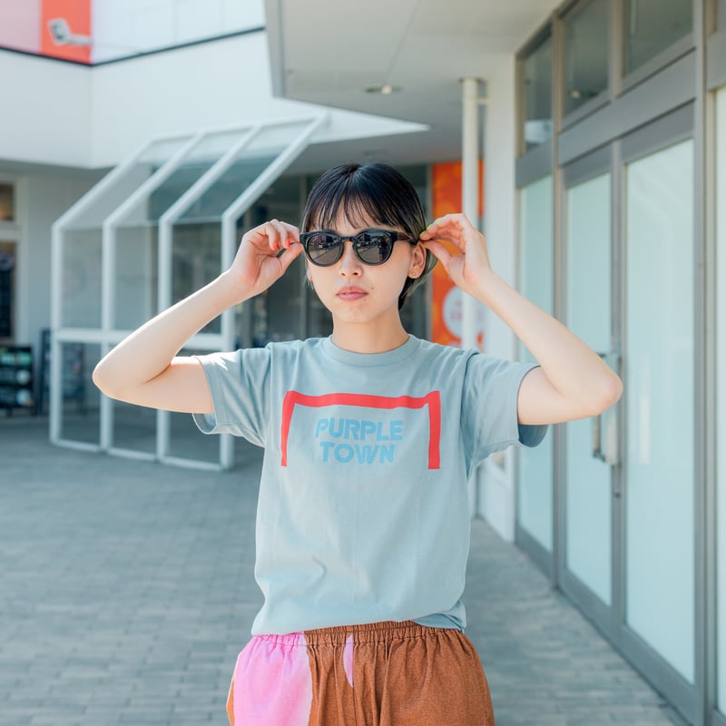 パータン公認非公式Tシャツ ロゴ/ライトブルー | PURPLETOWN FANCLUB