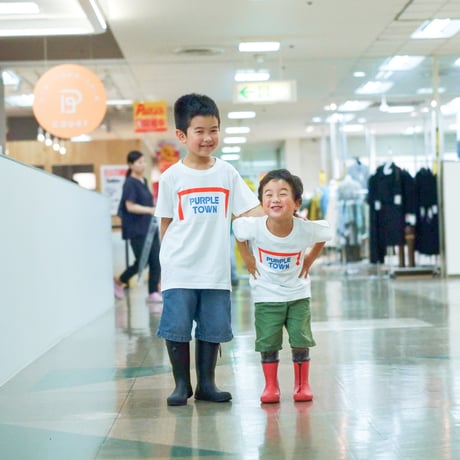 パータン公認非公式Tシャツ ロゴ/キッズ ホワイト