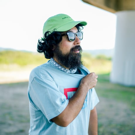 パータン公認非公式Tシャツ ロゴ/ライトブルー
