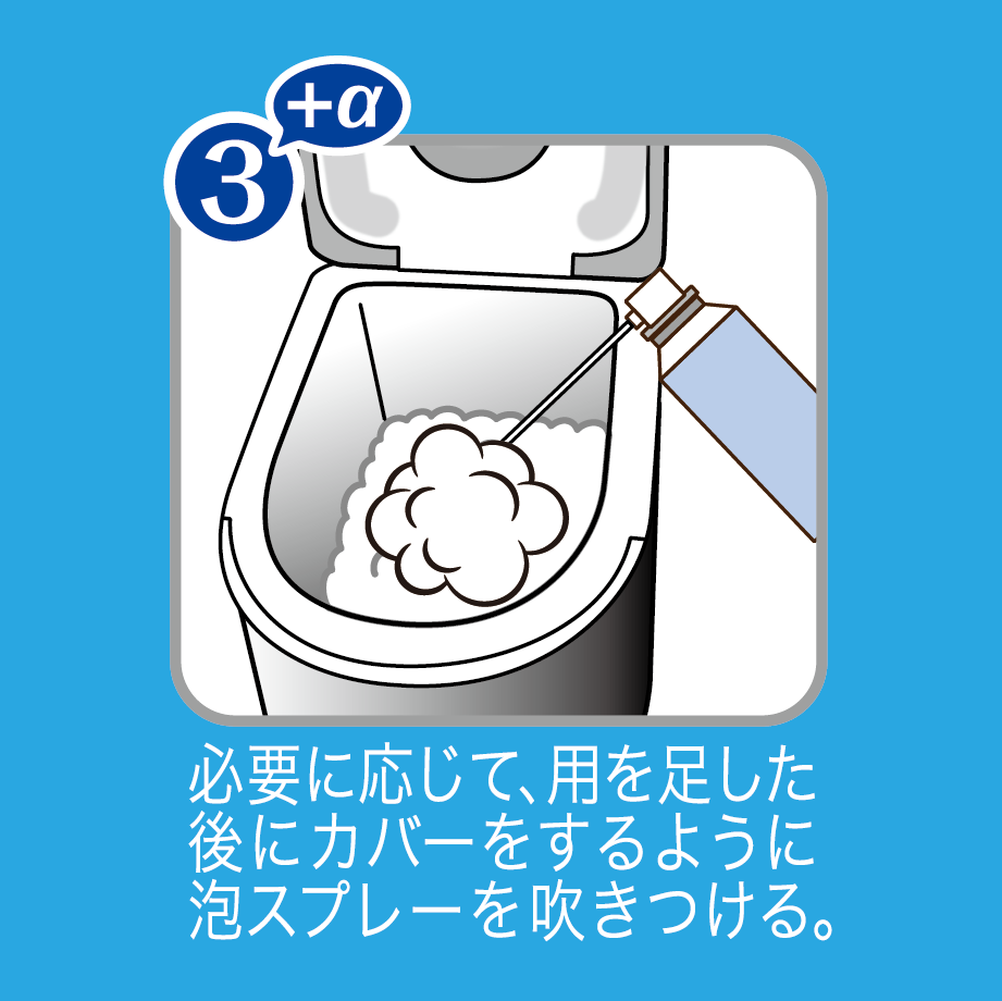 介護のお助け泡スプレー　SHU-PON（シューポン）ポータブルトイレ用消臭液