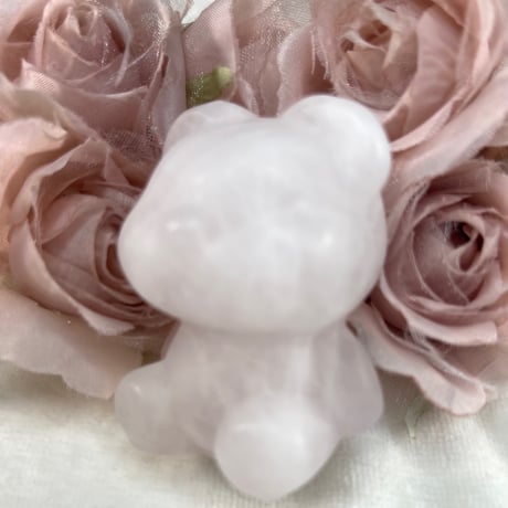 【ローズクォーツ】「愛を届ける、やさしさのくまさん」―あなたの毎日に、ほっとする温もりを―