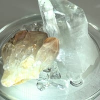 ヒマラヤ産マニカラン水晶セット（クリア＆ピンククォーツ）