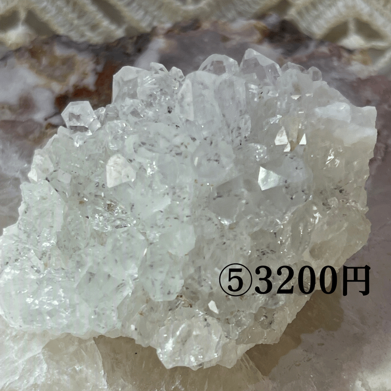 ①～⑩中国四川省菊水晶クラスター | SACHIE Karma Tarot