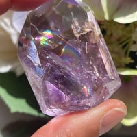 アメジストフリーカット（アイリス🌈神の指紋入り）（１点限り）
