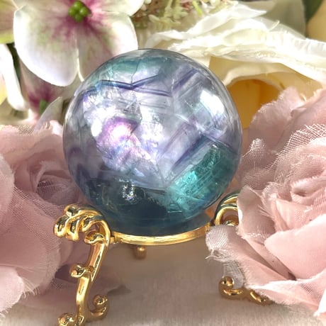 レインボーフローライト・スフィア🌿心に癒しとときめきを💗