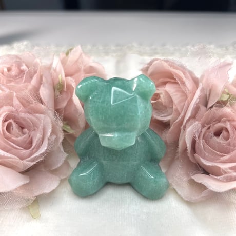【アベンチュリン】「あなたをそっと見守る癒しクマ」心と空間に、やさしい安心感を