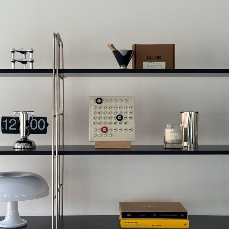 calendar-03032 卓上 リング 万年カレンダー 20cm | ART OF BLACK