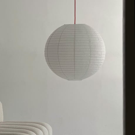 light-03320　レッドコード Rice Paper Shade 40cm 50cm 60cm ホワイト 和紙 ペンダントライト