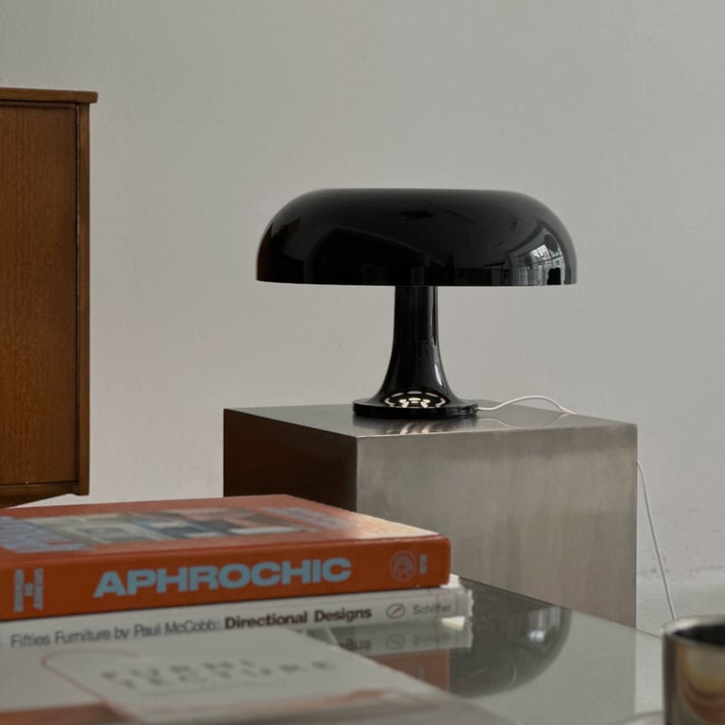 light-03344 USB ブラック マッシュルーム テーブルランプ LED | ART