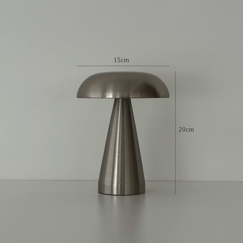 予約販売6月下旬～7月上旬頃発送予定 light-03379 USB mushroom シルバ