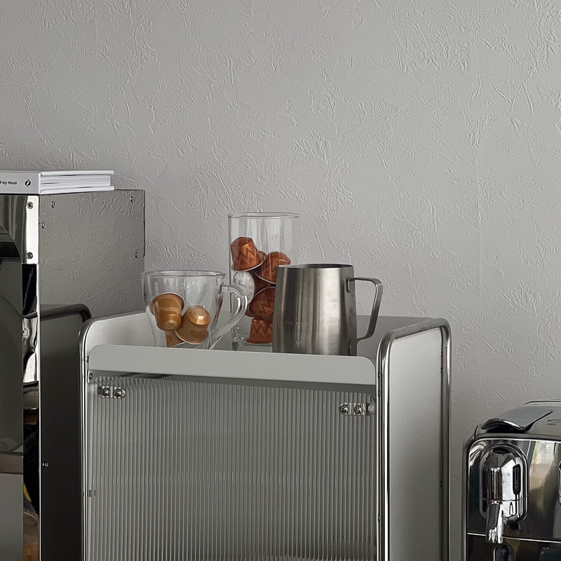 kitchen-03044 スチール製 オーガナイザー 収納ケース ホワイト