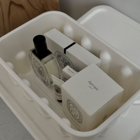 box-03049　PP製 フタ付き ストレージボックス