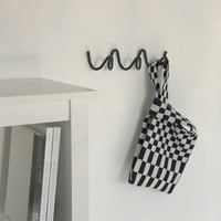 wall-03050　loop ブラック 3連フック アイアン