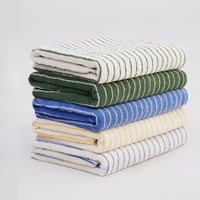 【一部予約商品】　towel-03025　カラーストライプ バスタオル フェイスタオル