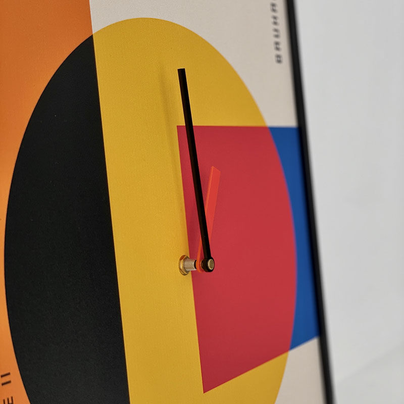 clock-03041 BAUHAUS アートパネル 掛け時計 静音 | ART OF BLACK