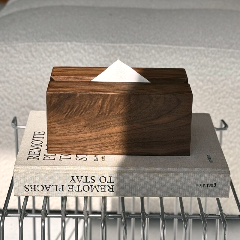 tissuebox-03078 ウォールナット ティッシュケース | ART OF BLACK