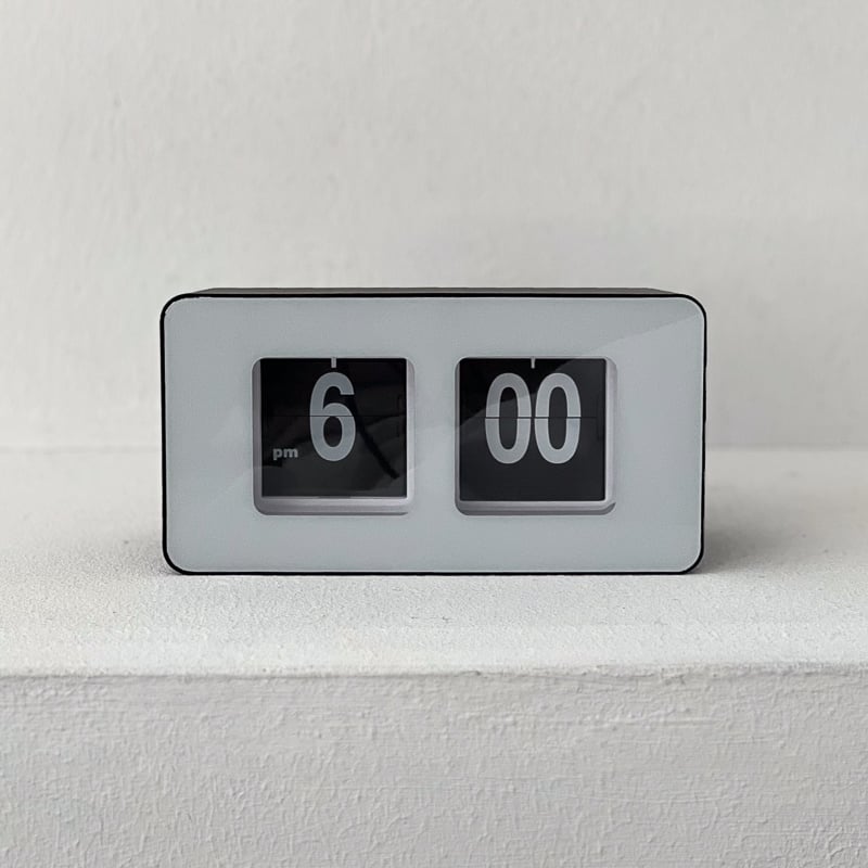 フリップクロック　パタパタ時計　アンティーク　　アールデコ調 clock-03081 フリップ テーブルクロック パタパタ時計 静音