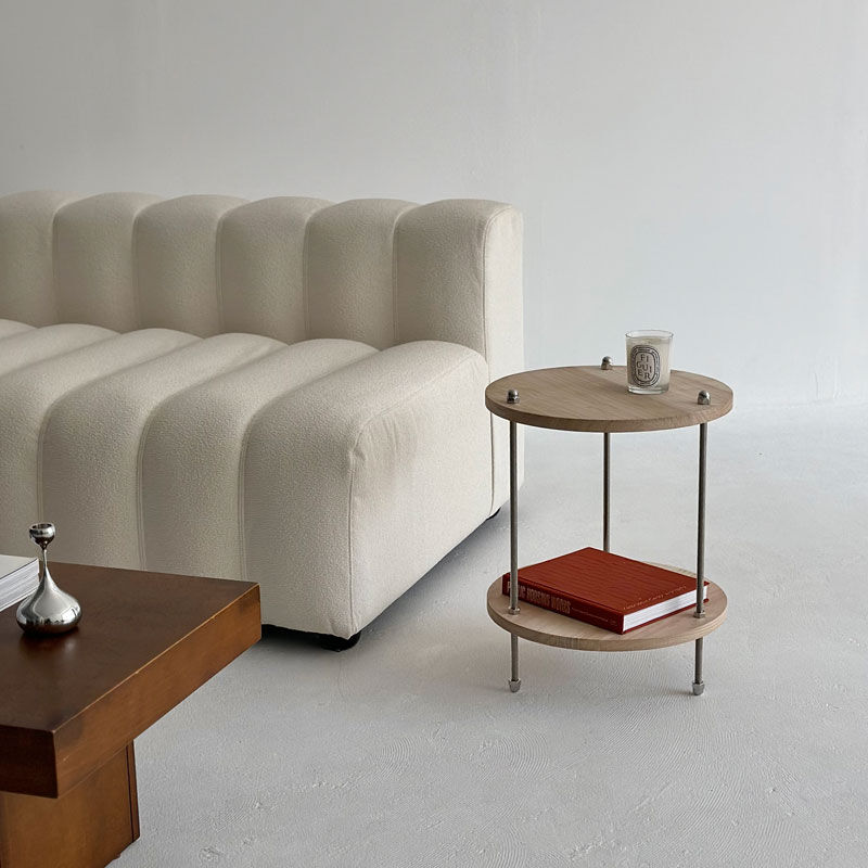 ダークブラウンの2段サイドテーブル Amazon｜クラシックサイドテーブル(ダークブラウン/茶) 幅30cm