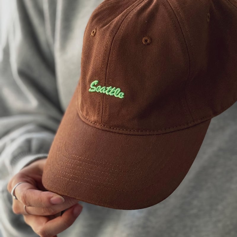 装飾品　5点セット　キャップ 予約販売11月中旬～11月下旬頃発送予定 cap-03001 Seattle 刺繍