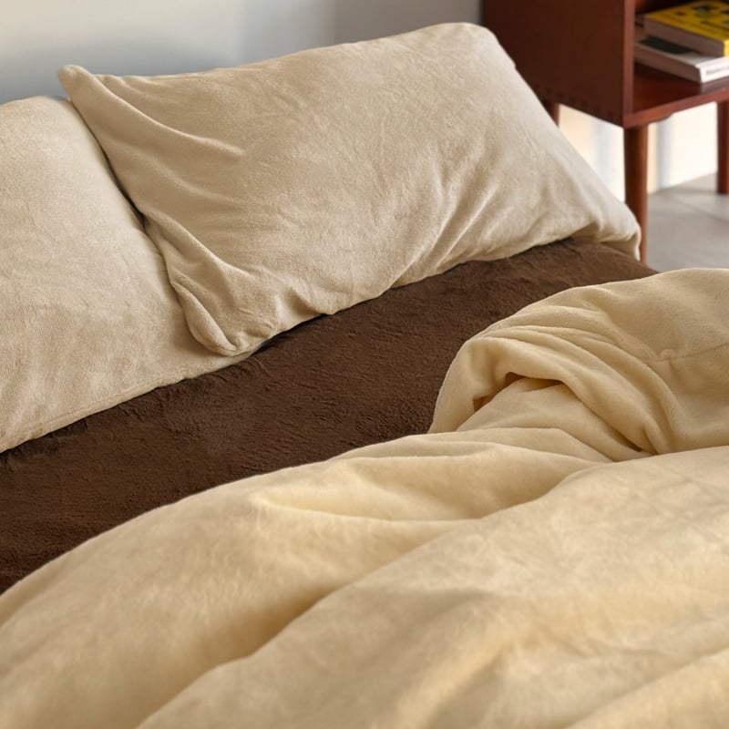 予約販売1月下旬～2月上旬頃発送予定 beddingsets-03134 yellow×bro