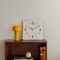 予約販売8月上旬～8月中旬頃発送予定　clock-03103　スクエア ウォールクロック 掛け時計 静音