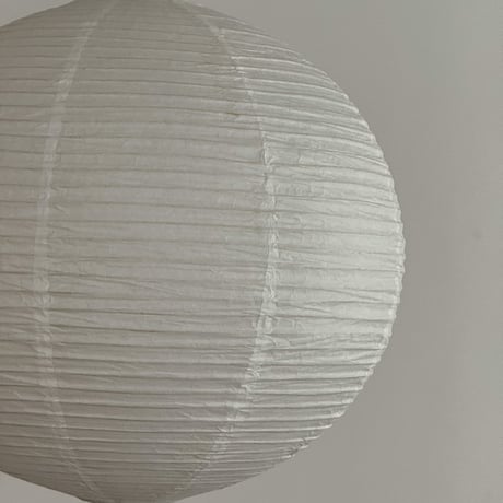 light-03383　ホワイト 細めピッチタイプ Rice Paper Shade Medium 50cm 和紙 ペンダントライト
