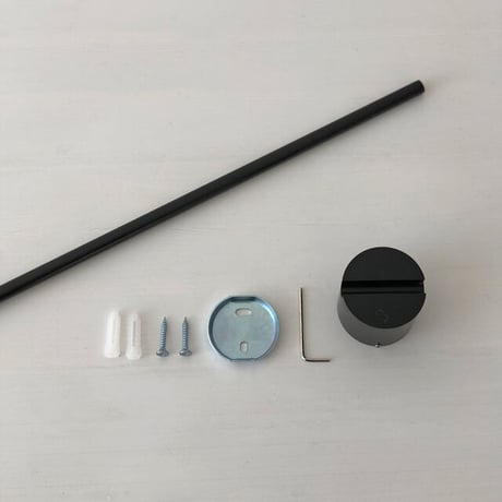 予約販売6月中旬～6月下旬頃発送予定　wall-03060　BLACK タオルハンガー ウォールハンガー バー