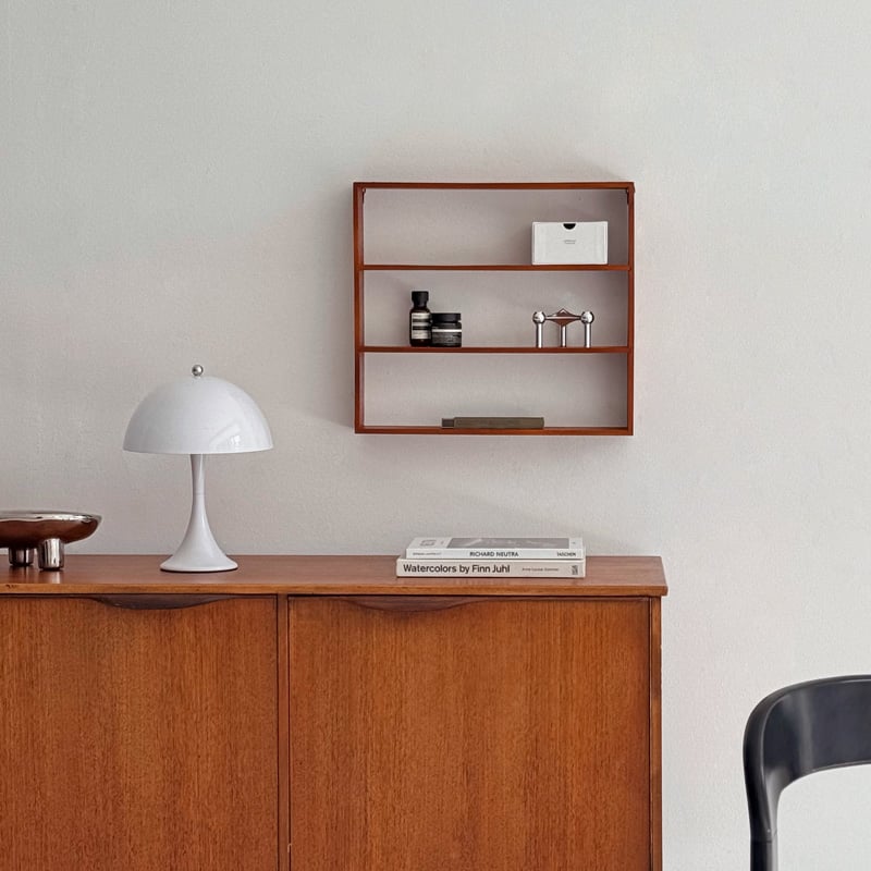 wallrack-03053 天然木 オープン ウォールシェルフ 45×40cm