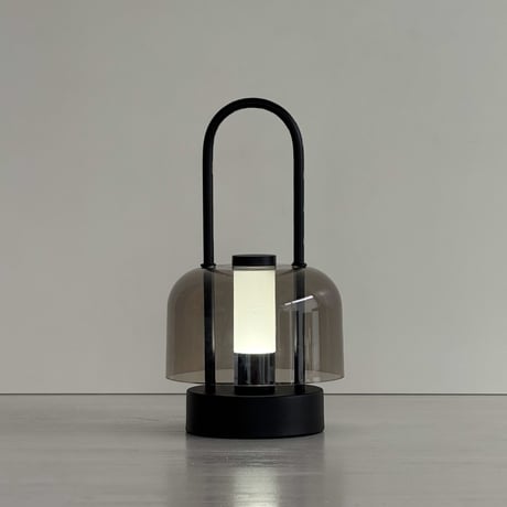 light-03357　USB ハンドル付き スモークグレー ポータブルランプ