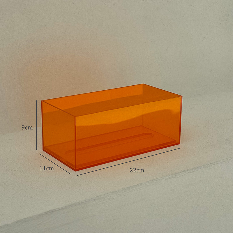 tissuebox-03084 カラー アクリル インセット ティッシュケース | ART O