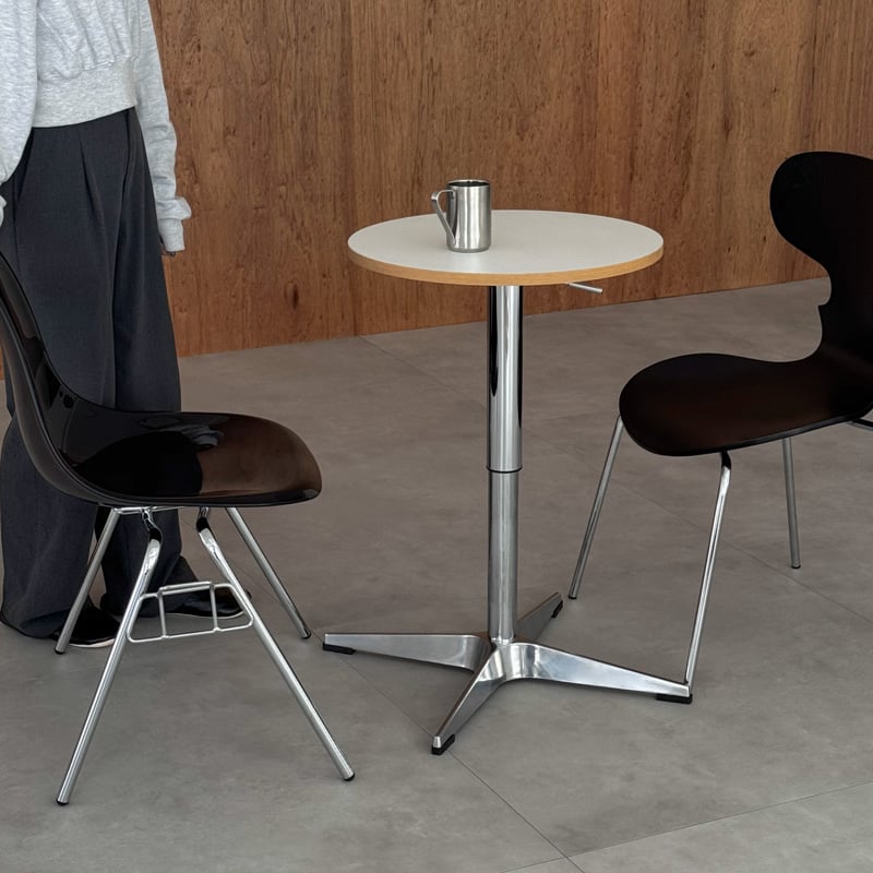 ART OF BLACK 昇降式 ラウンドテーブル ホワイト 直径80cm 楽天市場】昇降式 ラウンドテーブル ホワイト 直径80cm【ART OF BLACK